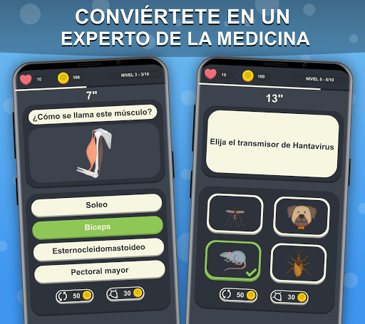 Doctor Trivia - Quiz Medicina - Gameplay image of android game