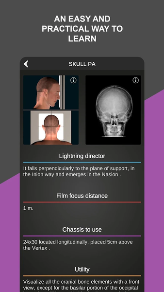 RX - Radiographic Positioning - Image screenshot of android app