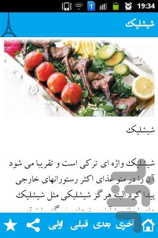 طرز تهیه کباب ها - Image screenshot of android app