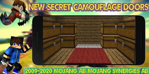 Mods Secret Rooms - Camouflage Doors - Image screenshot of android app