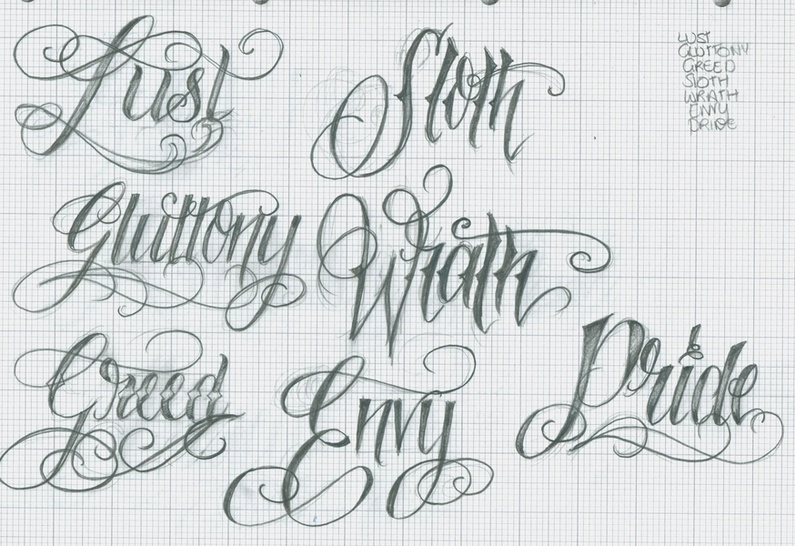 Tattoo Lettering - Image screenshot of android app