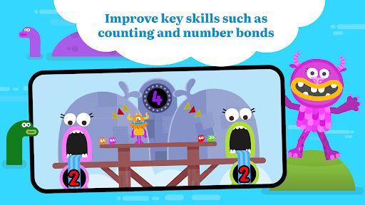 Teach Monster Number Skills - Image screenshot of android app