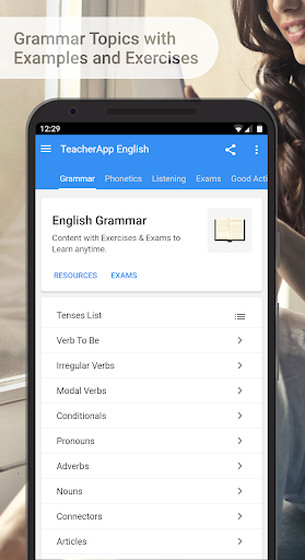 English Grammar and Phonetics - Image screenshot of android app