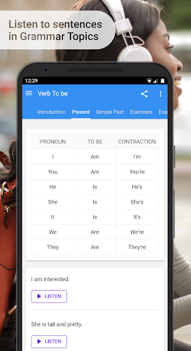 English Grammar and Phonetics - عکس برنامه موبایلی اندروید