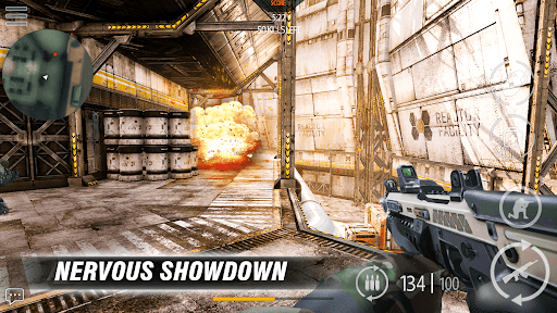 Call of modern FPS: war commando FPS Game - Gameplay image of android game