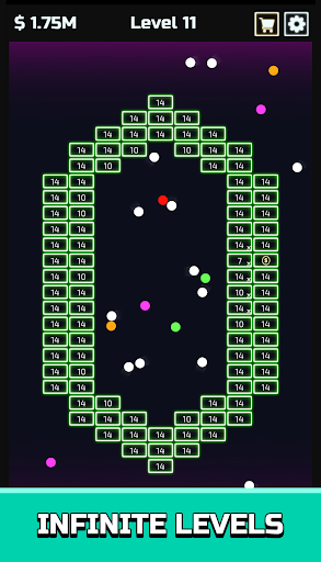 Idle Brick Breaker - عکس بازی موبایلی اندروید