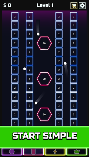 Idle Brick Breaker - عکس بازی موبایلی اندروید