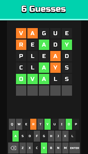 Wordle - پازل حدس کلمات وردل - Gameplay image of android game