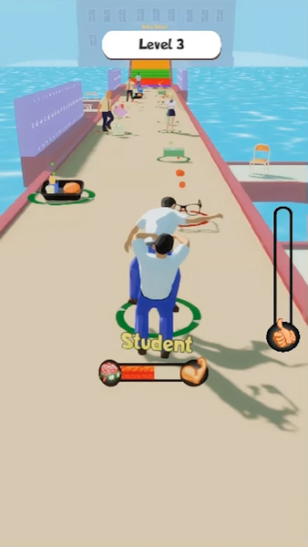 Bully Run - Gameplay image of android game