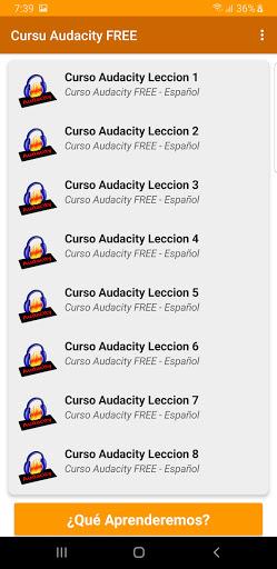 Course Audacity - عکس برنامه موبایلی اندروید