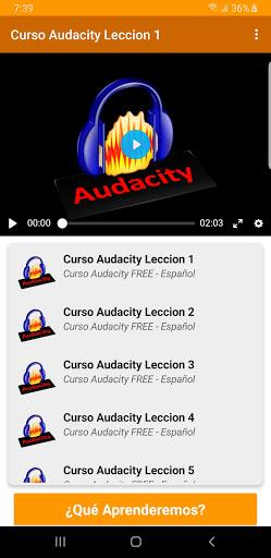 Course Audacity - Image screenshot of android app