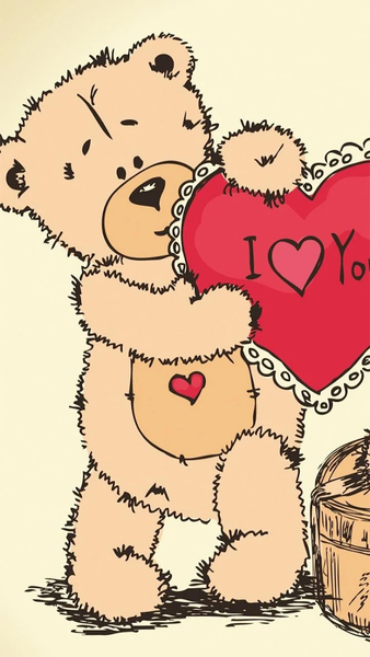 Teddy Bear Live Wallpaper - Image screenshot of android app