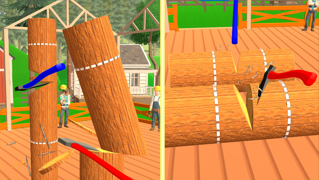 Lumberjack Challenge: Logging - عکس بازی موبایلی اندروید