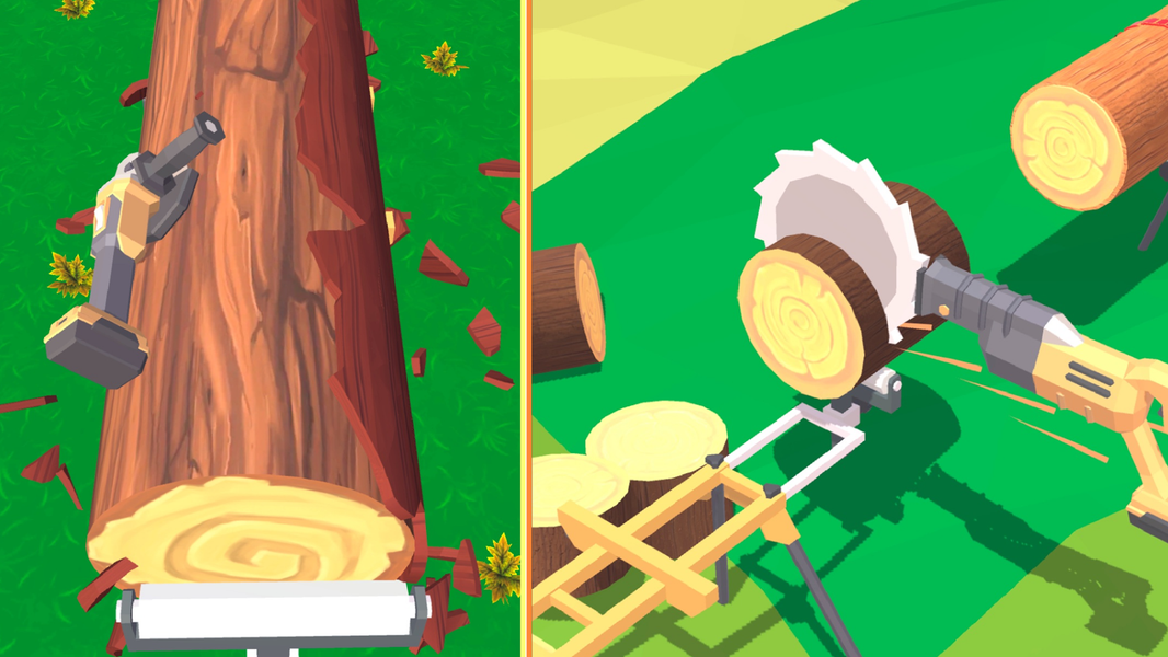Lumberjack Challenge: Logging - Gameplay image of android game