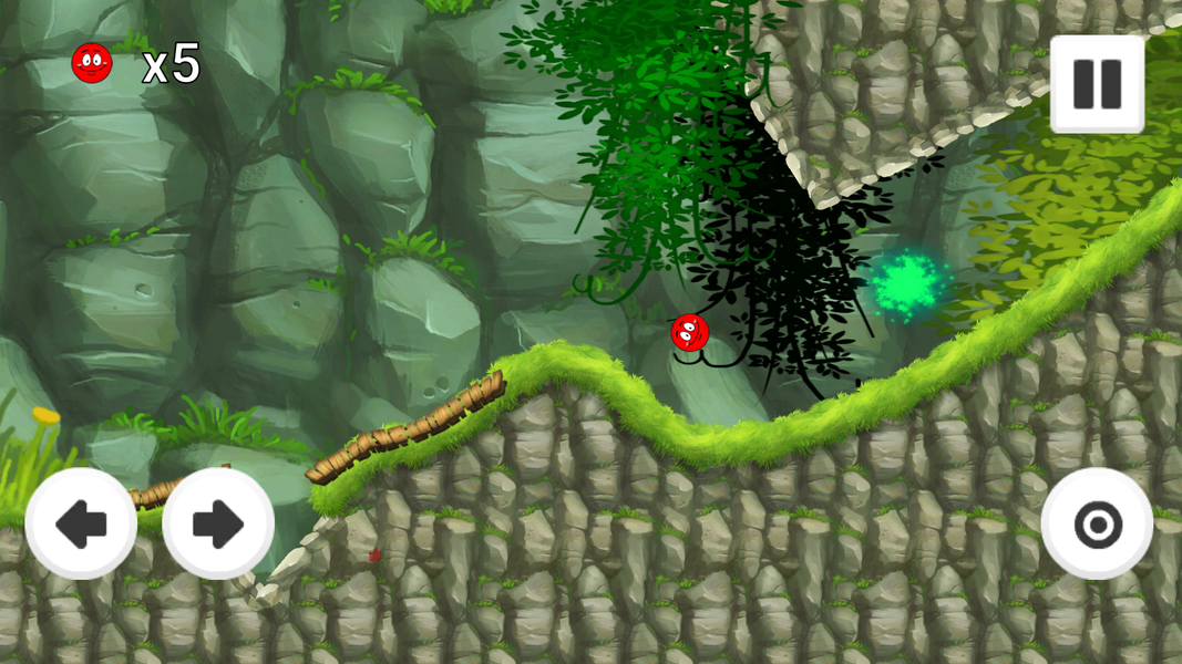Bouncing Red Ball Adventure - Gameplay image of android game
