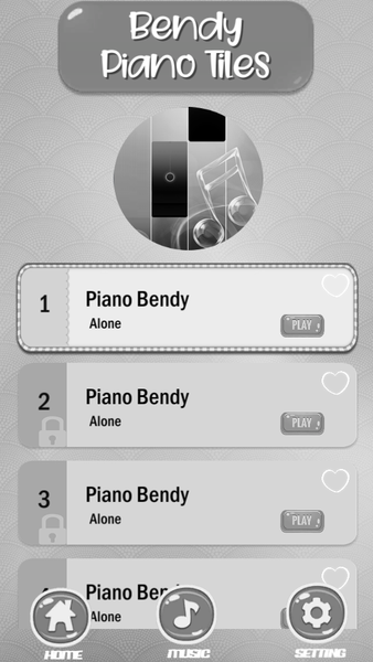 Piano Bendy Tiles - عکس بازی موبایلی اندروید