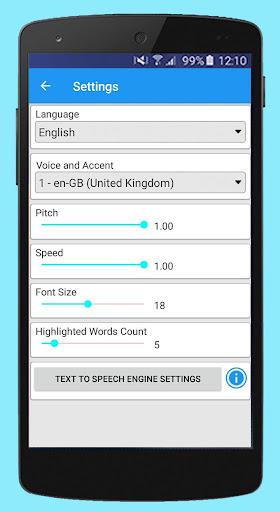 Text Voice Text to Speech, PDF - عکس برنامه موبایلی اندروید