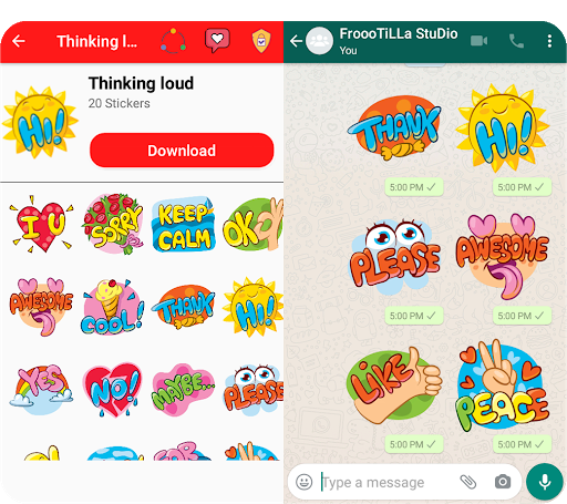 Thank You Stickers - WAStickerApps - عکس برنامه موبایلی اندروید