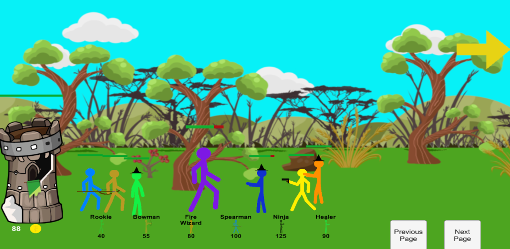 Army Of Sticks - Gameplay image of android game