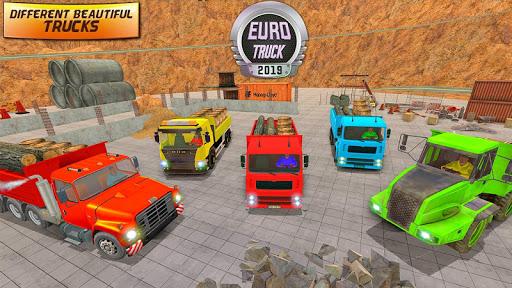 Euro Truck Cargo-Driving Simulator 2021 - Gameplay image of android game