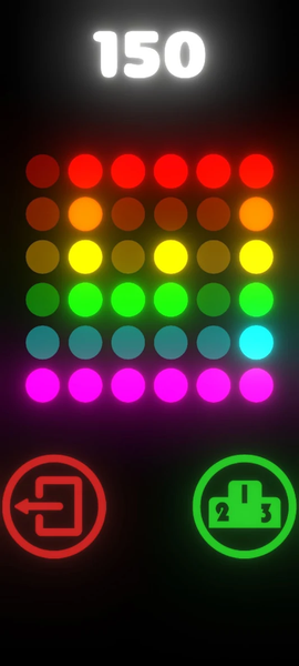 Neon pop it - Gameplay image of android game
