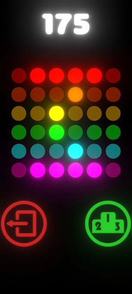 Neon pop it - Gameplay image of android game