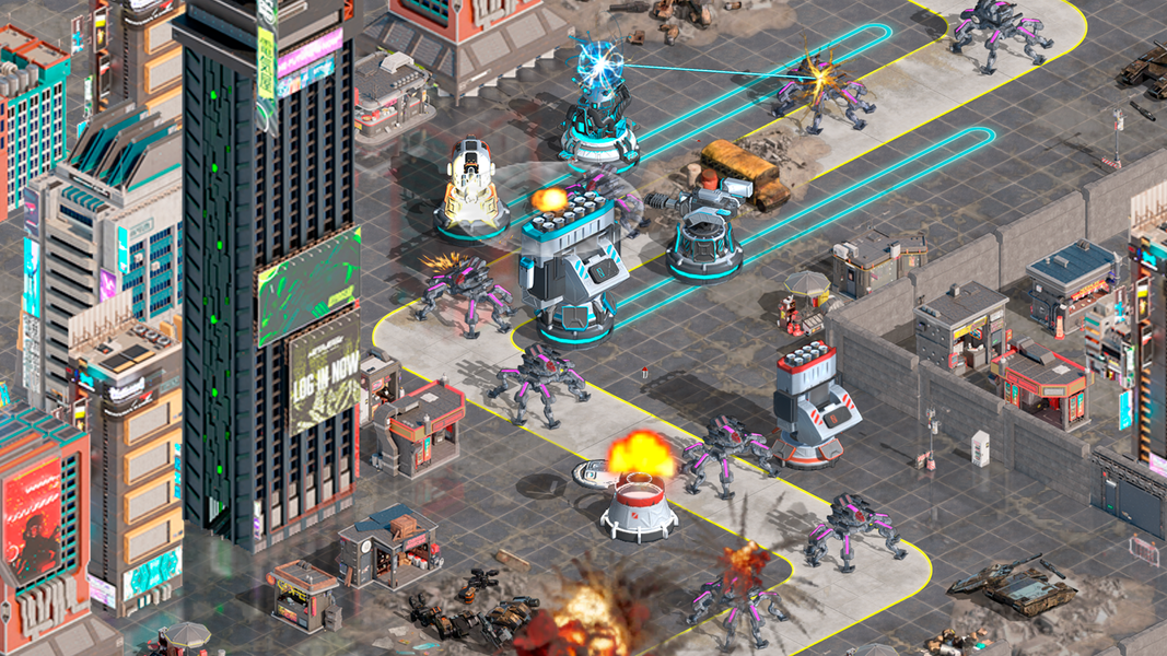 Protect & Defense Sci-Fi Cyber - عکس بازی موبایلی اندروید