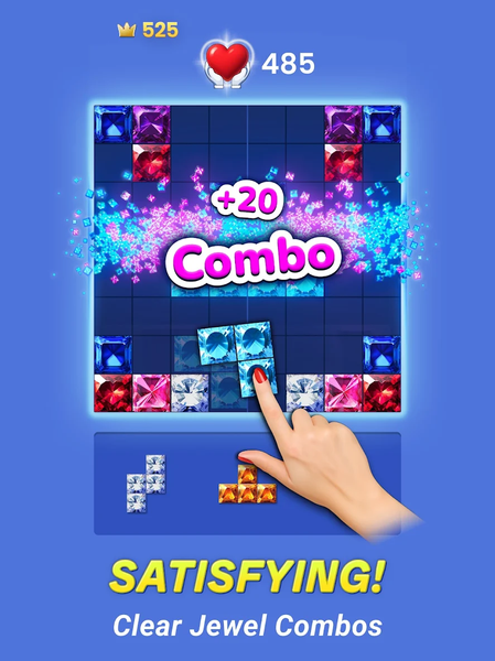 Jewelscape: Block Puzzle Smash - عکس بازی موبایلی اندروید