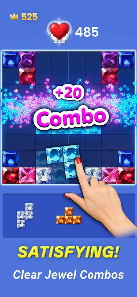 Jewelscape: Block Puzzle Smash - عکس بازی موبایلی اندروید