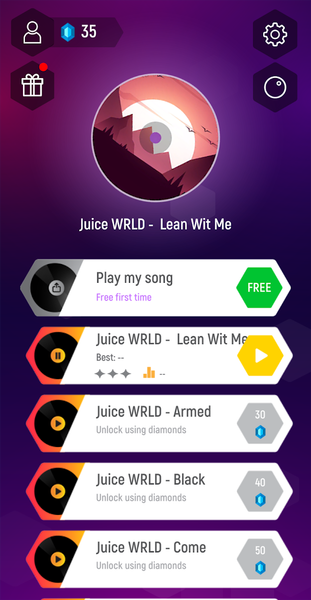 JUICE WRLD HOP : Music Dancing - Gameplay image of android game