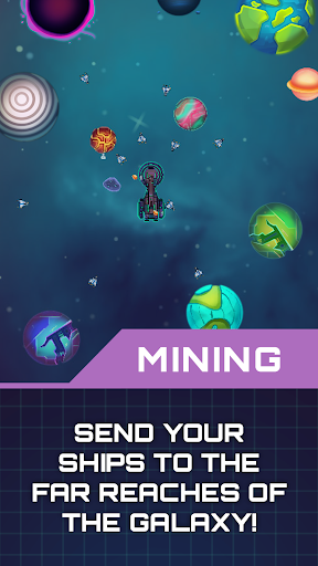 Idle Planet Miner - Gameplay image of android game