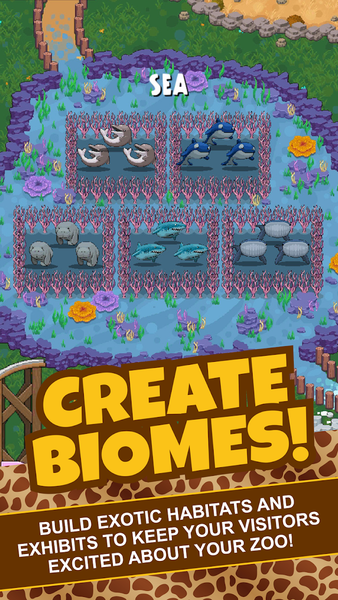 Idle Tap Zoo: Tap, Build & Upg - عکس برنامه موبایلی اندروید