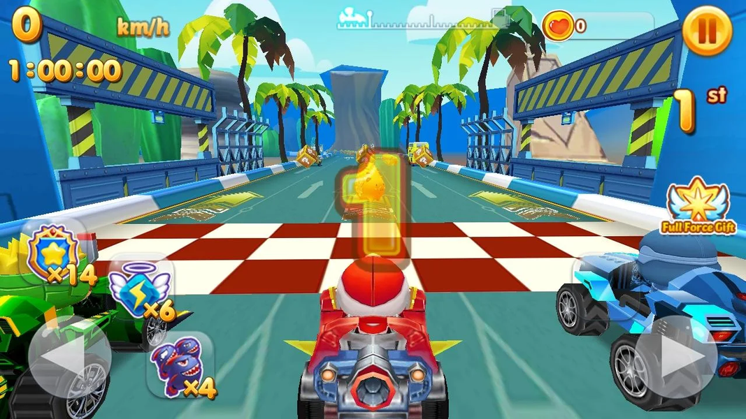 Toon Driver Rush 2020 - Gameplay image of android game