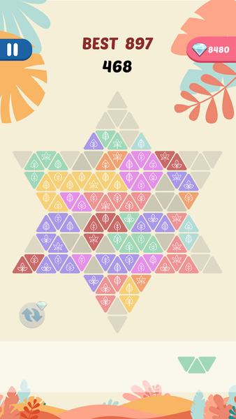 Hexagram Puzzle - عکس بازی موبایلی اندروید