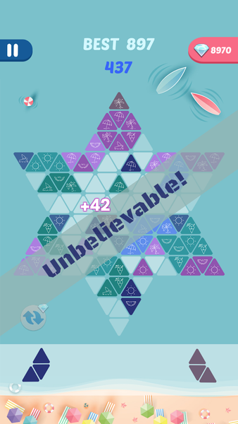 Hexagram Puzzle - عکس بازی موبایلی اندروید