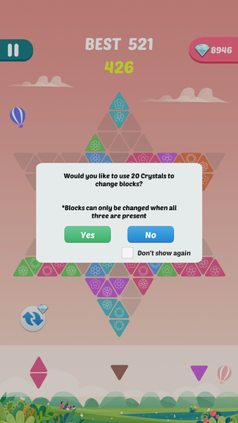 Hexagram Puzzle - عکس بازی موبایلی اندروید