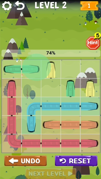 Connect Train - Color Puzzle - عکس برنامه موبایلی اندروید