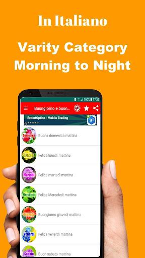 Italian Good Morning to Night - Image screenshot of android app