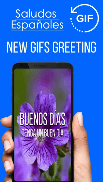 Spanish Good Morning Gif Image - Image screenshot of android app