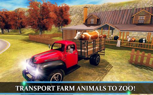 Wild Animal Transporter Truck - Gameplay image of android game