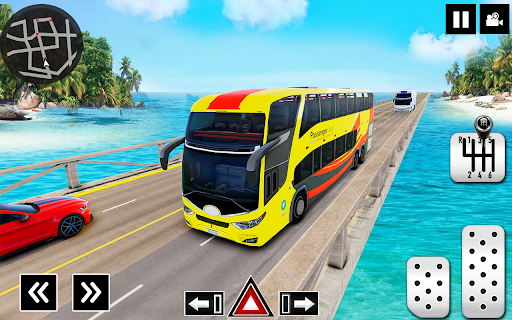 Coach Bus Driving - Bus Games - Gameplay image of android game