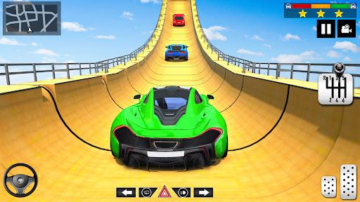 Crazy Car Stunts GT Ramp Games - Gameplay image of android game