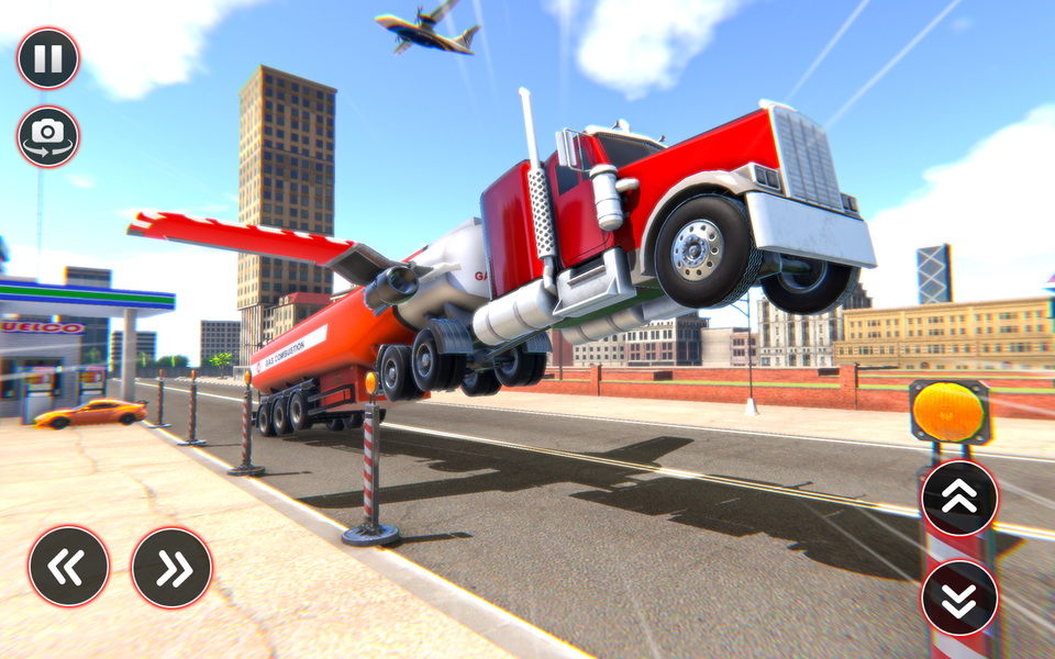 Flying Oil Tanker Truck Games - عکس برنامه موبایلی اندروید