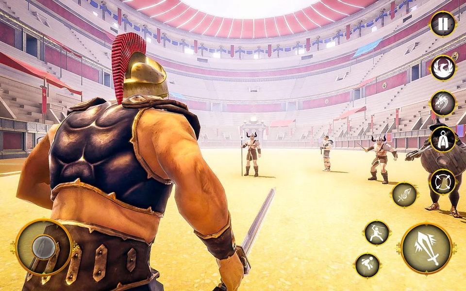 Sword Fighting Gladiator Games - عکس بازی موبایلی اندروید