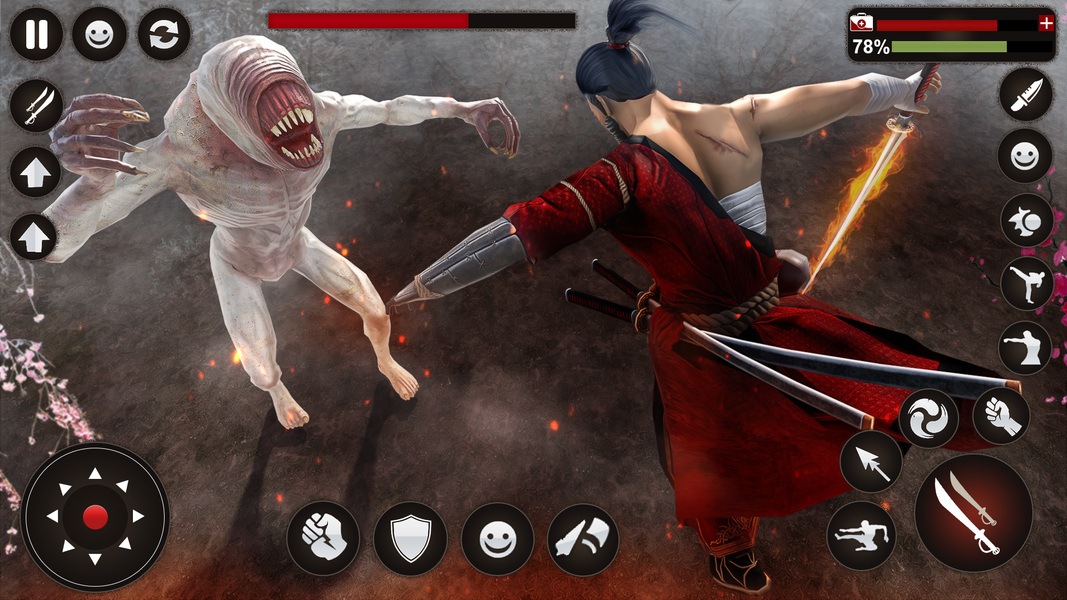 Sword Fighting - Samurai Games - Gameplay image of android game