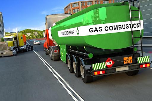 Oil Tanker Truck Driving Games - Gameplay image of android game