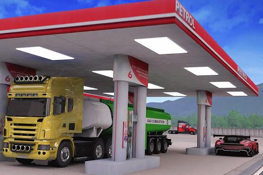 Oil Tanker Truck Driving Games - Gameplay image of android game