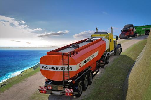 Oil Tanker Truck Driving Games - Gameplay image of android game