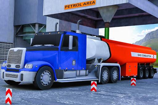 Oil Tanker Truck Driving Games - Gameplay image of android game
