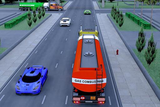 Oil Tanker Truck Driving Games - Gameplay image of android game